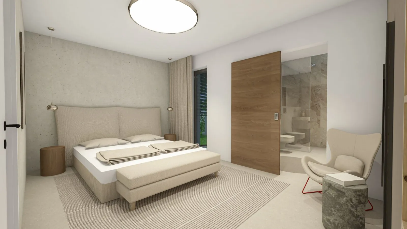 Arhitektonsko projektiranje kuće s bazenom, interijera i okoliša :: VILA MARE - ARHITEKTURA PLUS 