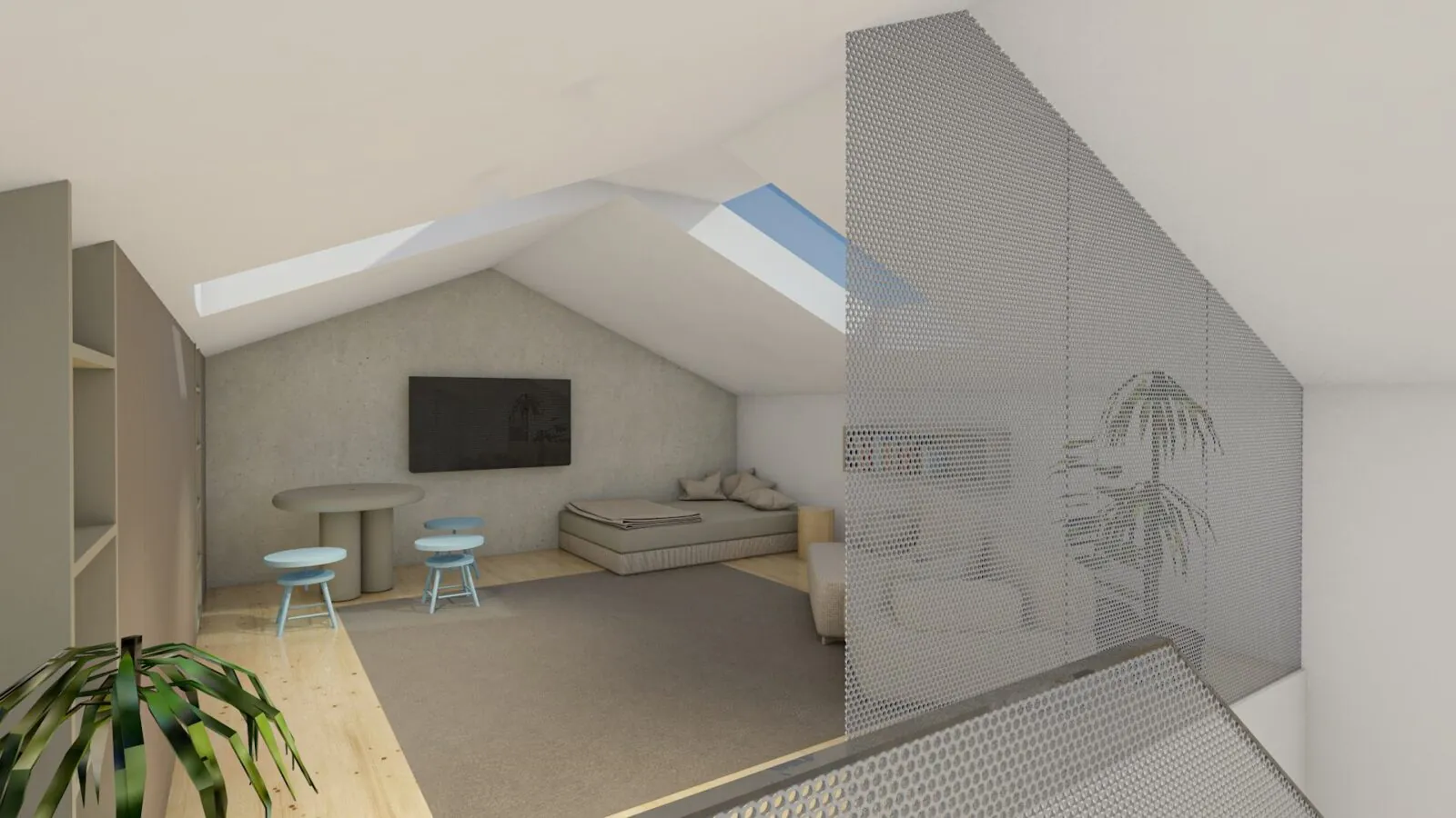 Arhitektonsko projektiranje kuće s bazenom, interijera i okoliša :: VILA MARE - ARHITEKTURA PLUS 