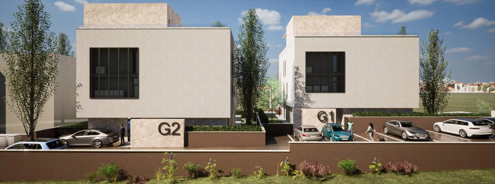 Arhitektonsko projektiranje višestambenih zgrada :: GTX1 & GTX2 - ARHITEKTURA PLUS Višestambena arhitektura GTX1 & GTX2 – suvremene urbane vile u priobalnom području Zadra