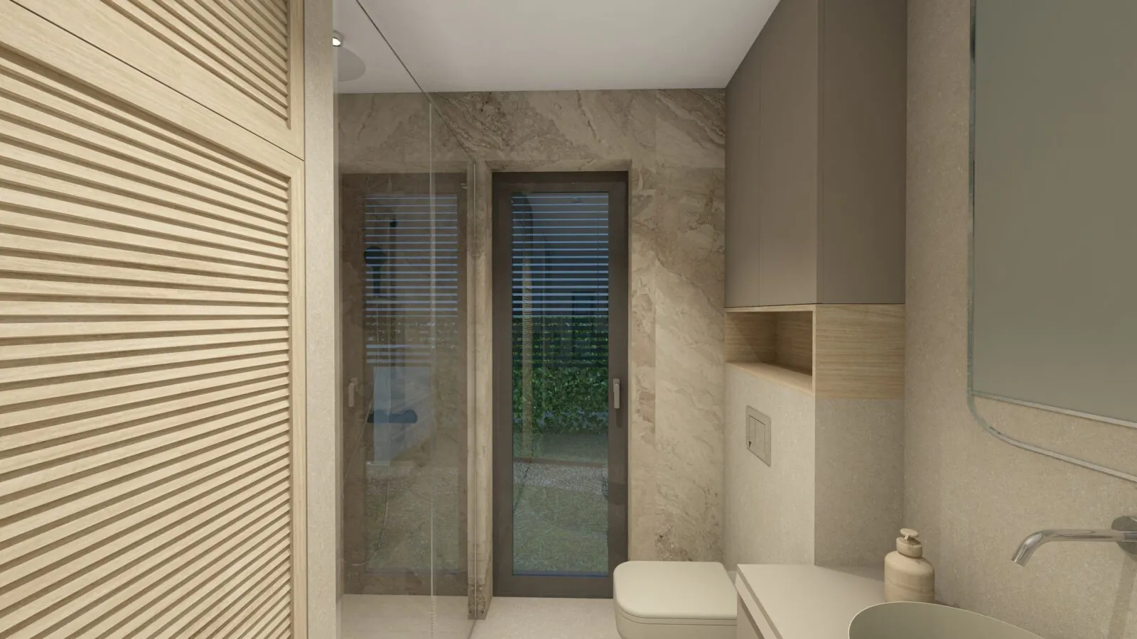 Arhitektonsko projektiranje kuće s bazenom, interijera i okoliša :: VILA MARE - ARHITEKTURA PLUS 