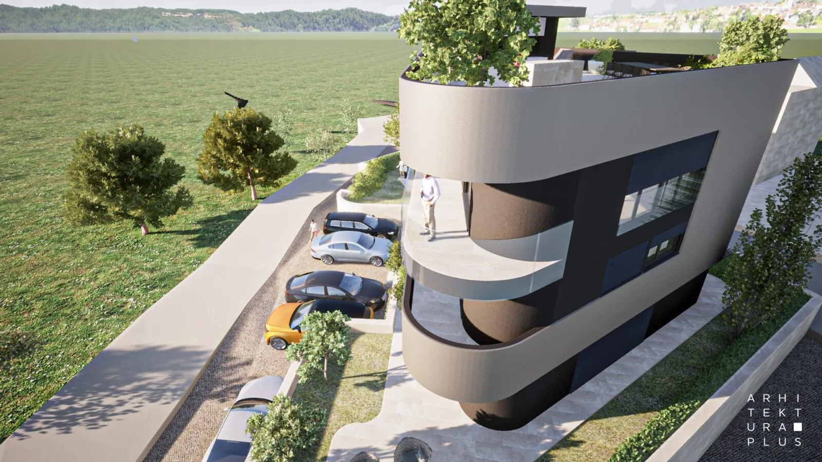 Arhitektonsko projektiranje luksuzne višestambene zgrade :: RAMPADA - ARHITEKTURA PLUS 