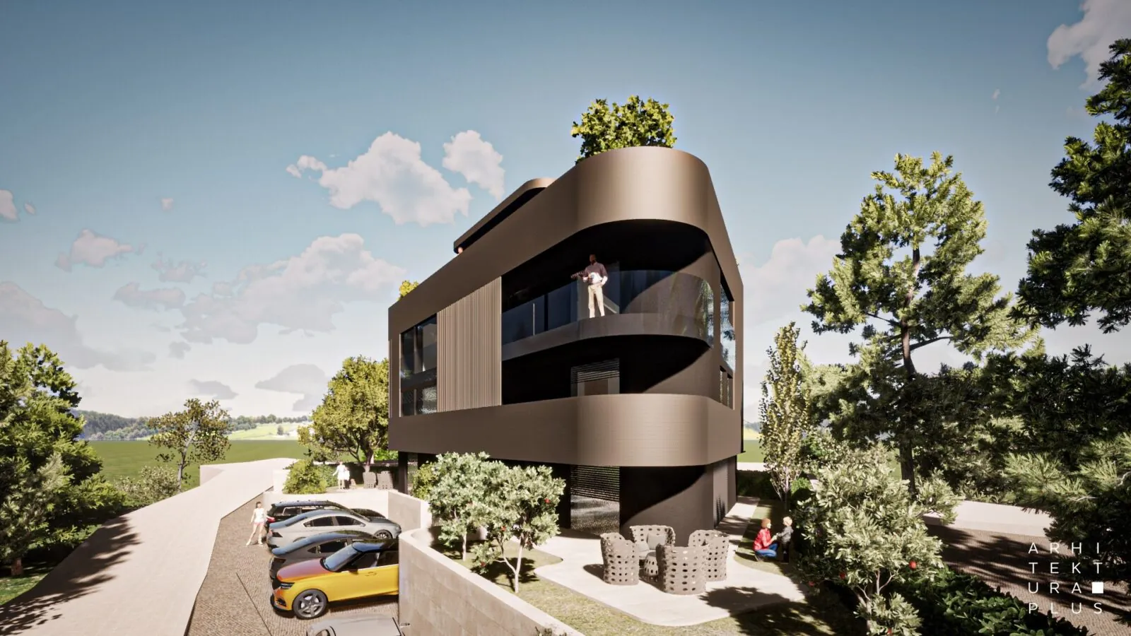 Arhitektonsko projektiranje luksuzne višestambene zgrade :: RAMPADA - ARHITEKTURA PLUS 