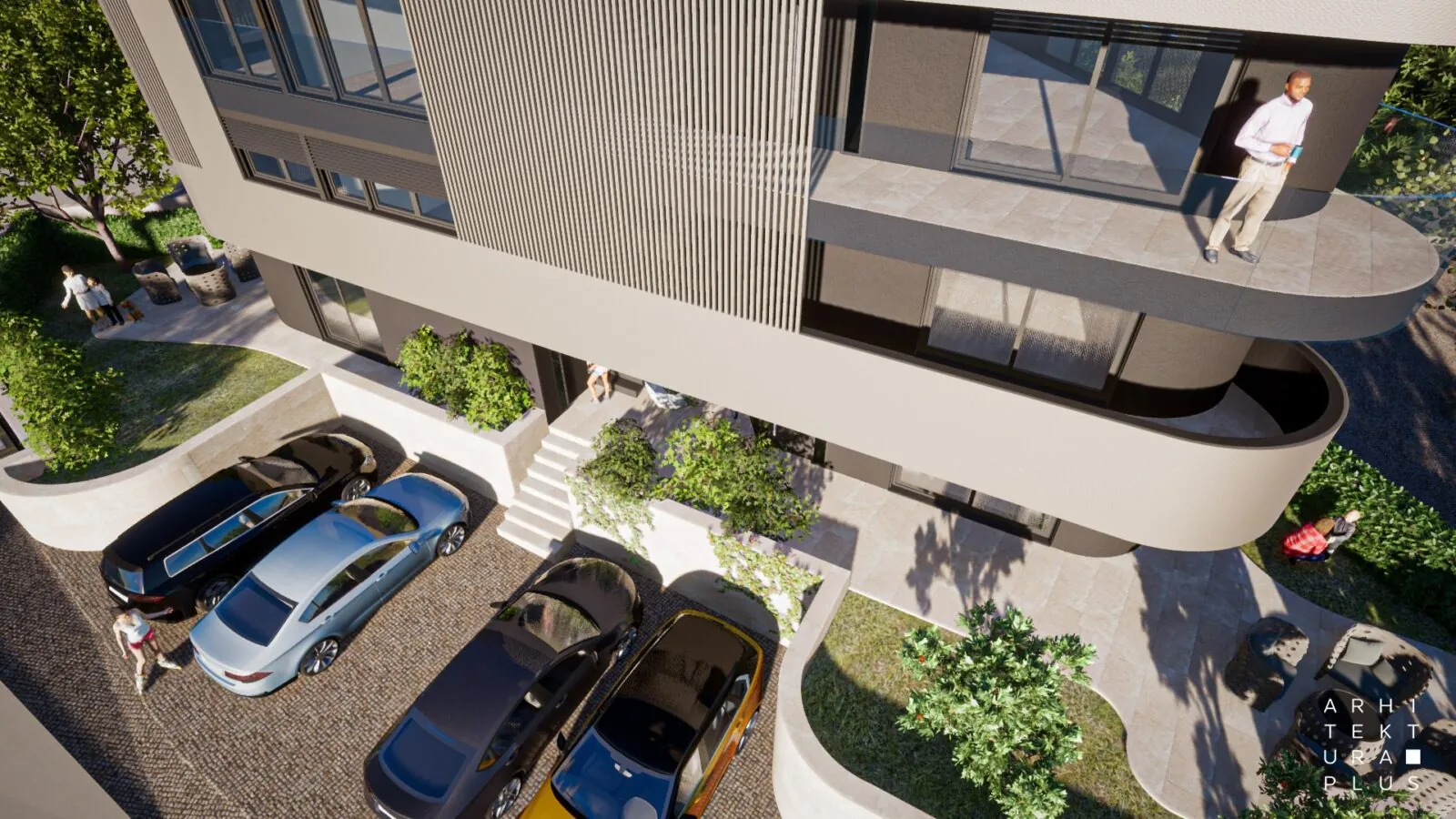 Arhitektonsko projektiranje luksuzne višestambene zgrade :: RAMPADA - ARHITEKTURA PLUS 